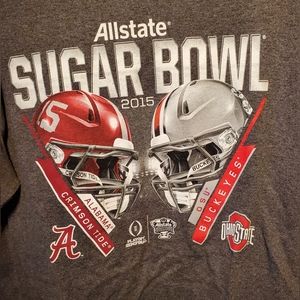 Sugar Bowl‎ 2015 Ohio State Buckeyes Alabama T Shirt Mens Large Ncaa Football